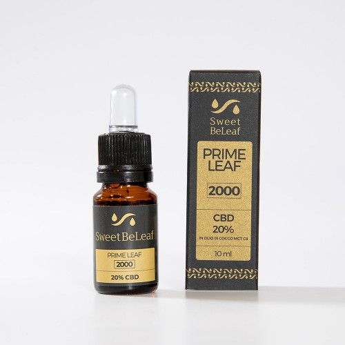 Olio di CBD Prime Leaf 2000 - Broad Spectrum 20%  - 10 ml