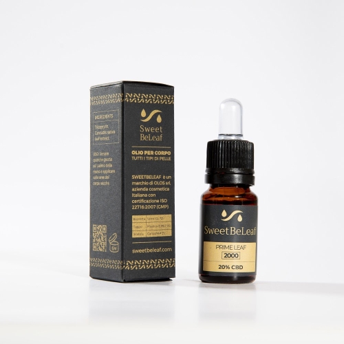 Olio di CBD Prime Leaf 2000 - Broad Spectrum 20%  - 10 ml