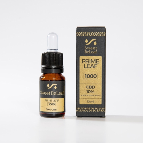 Olio di CBD Prime Leaf 1000 - Broad Spectrum 10% - 10 ml