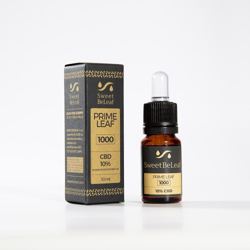 CBD Oil Prime Leaf 1000 - Broad Spectrum 10% - 10 ml