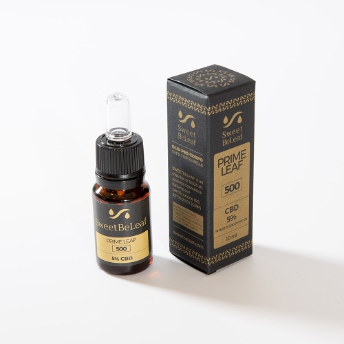 CBD Oil Prime Leaf 500 - Broad Spectrum 5% - 10 ml