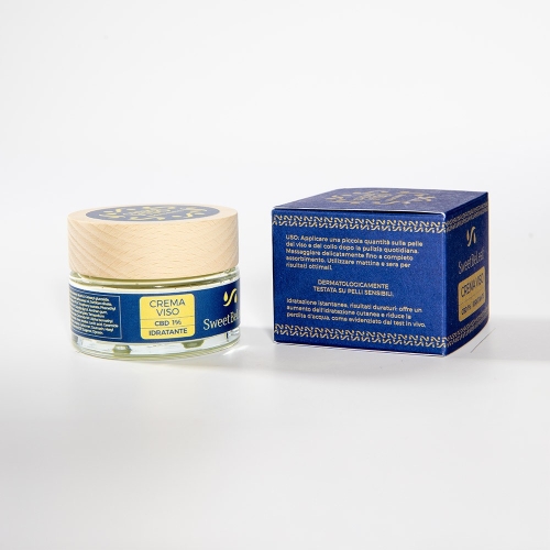 OLIO DI CBD PRIME LEAF 3000 e  CREMA VISO AL CBD IDRATANTE - 50 ML